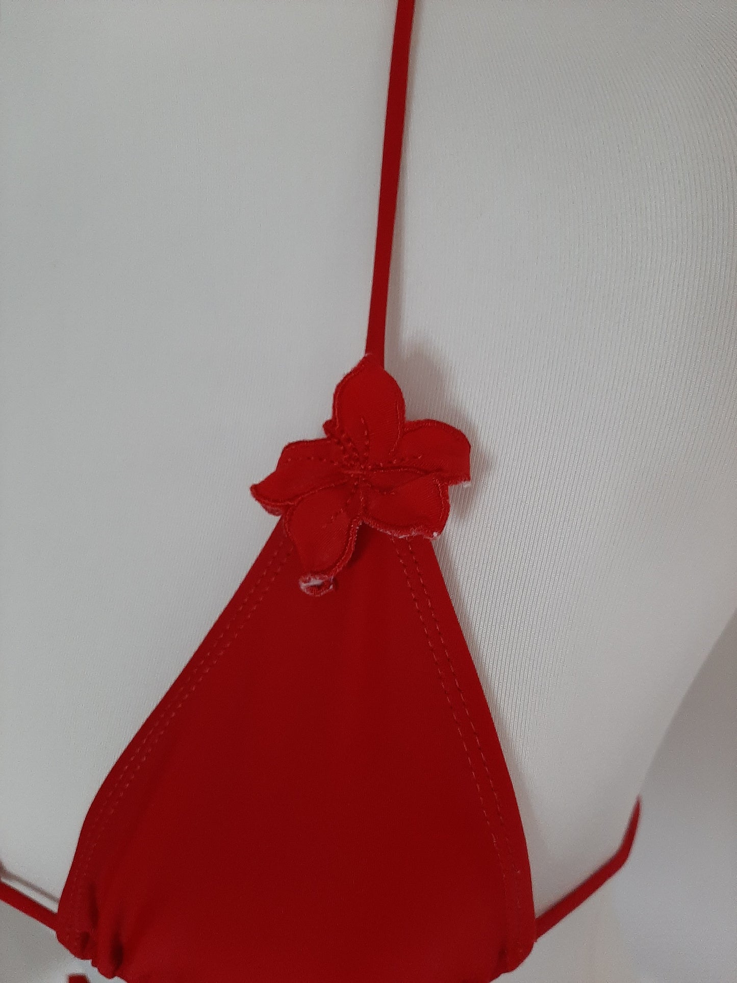 Maillot de bain 2 pièces rouge "Lorie"