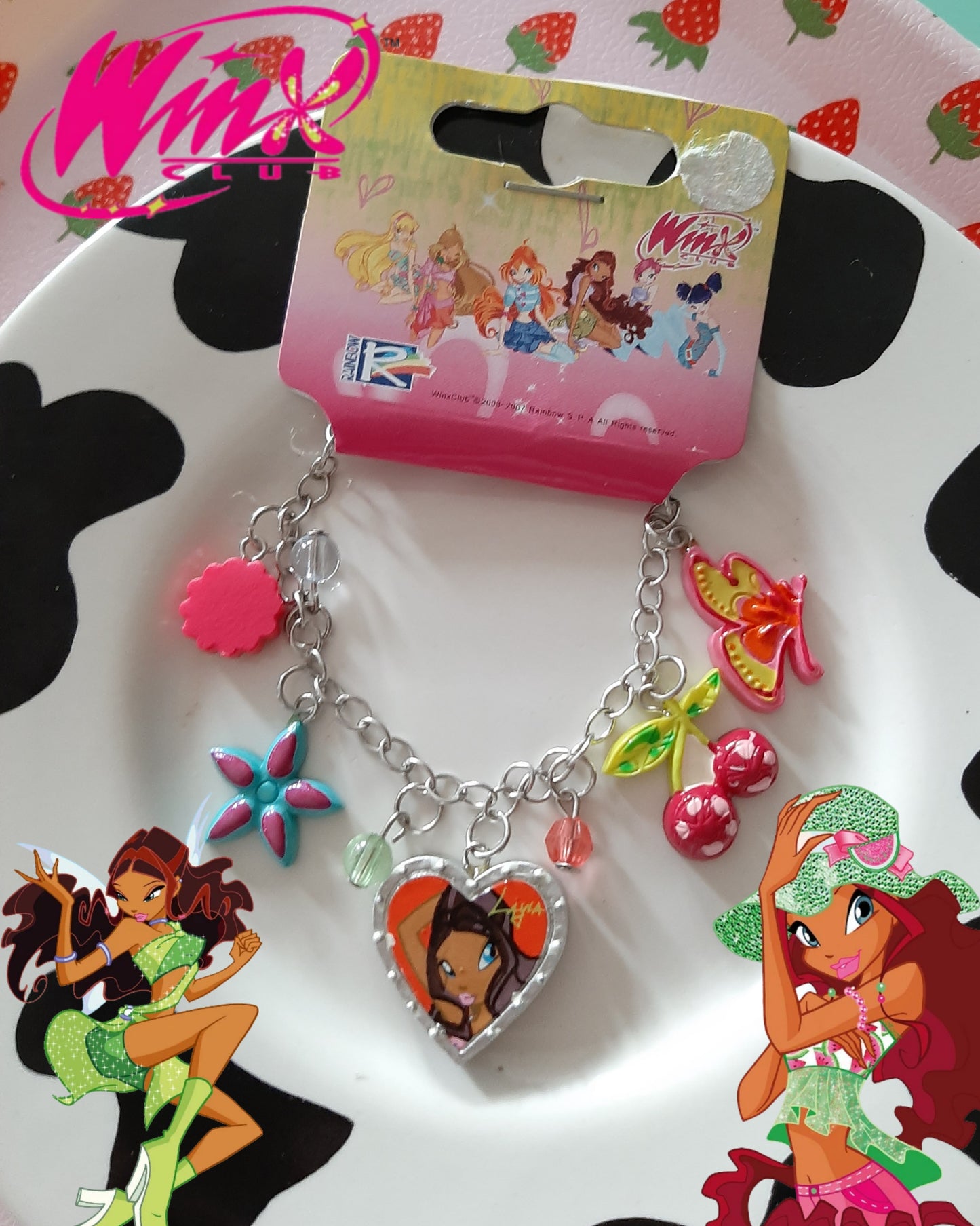 Bracelet avec pendentif Winx Layla