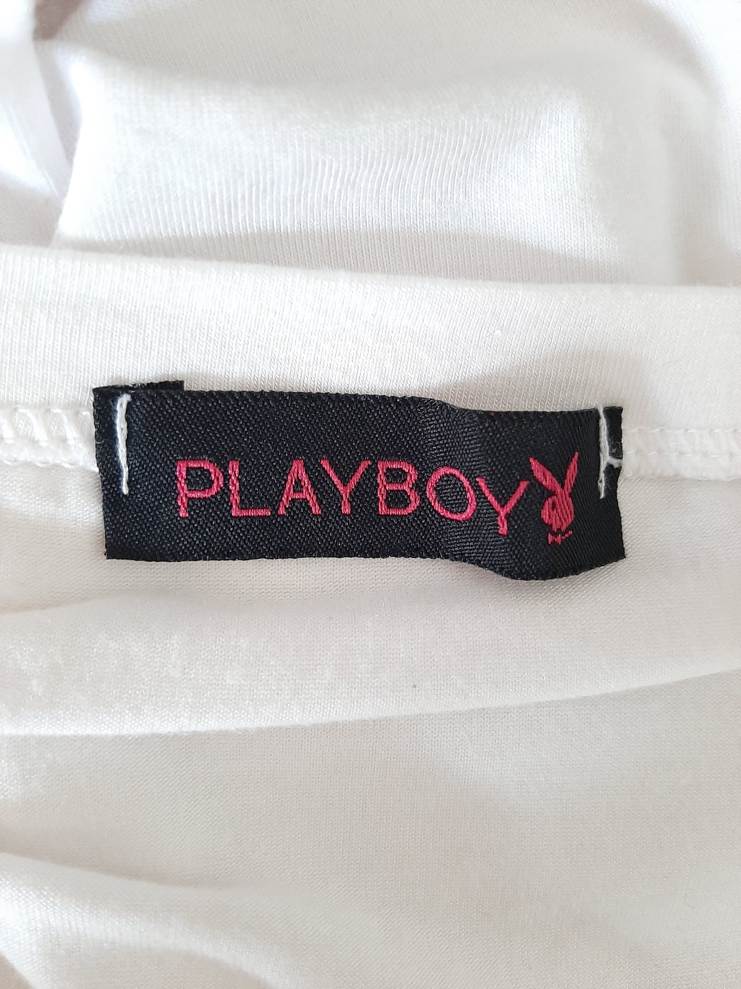 Top manche longue blanc Playboy