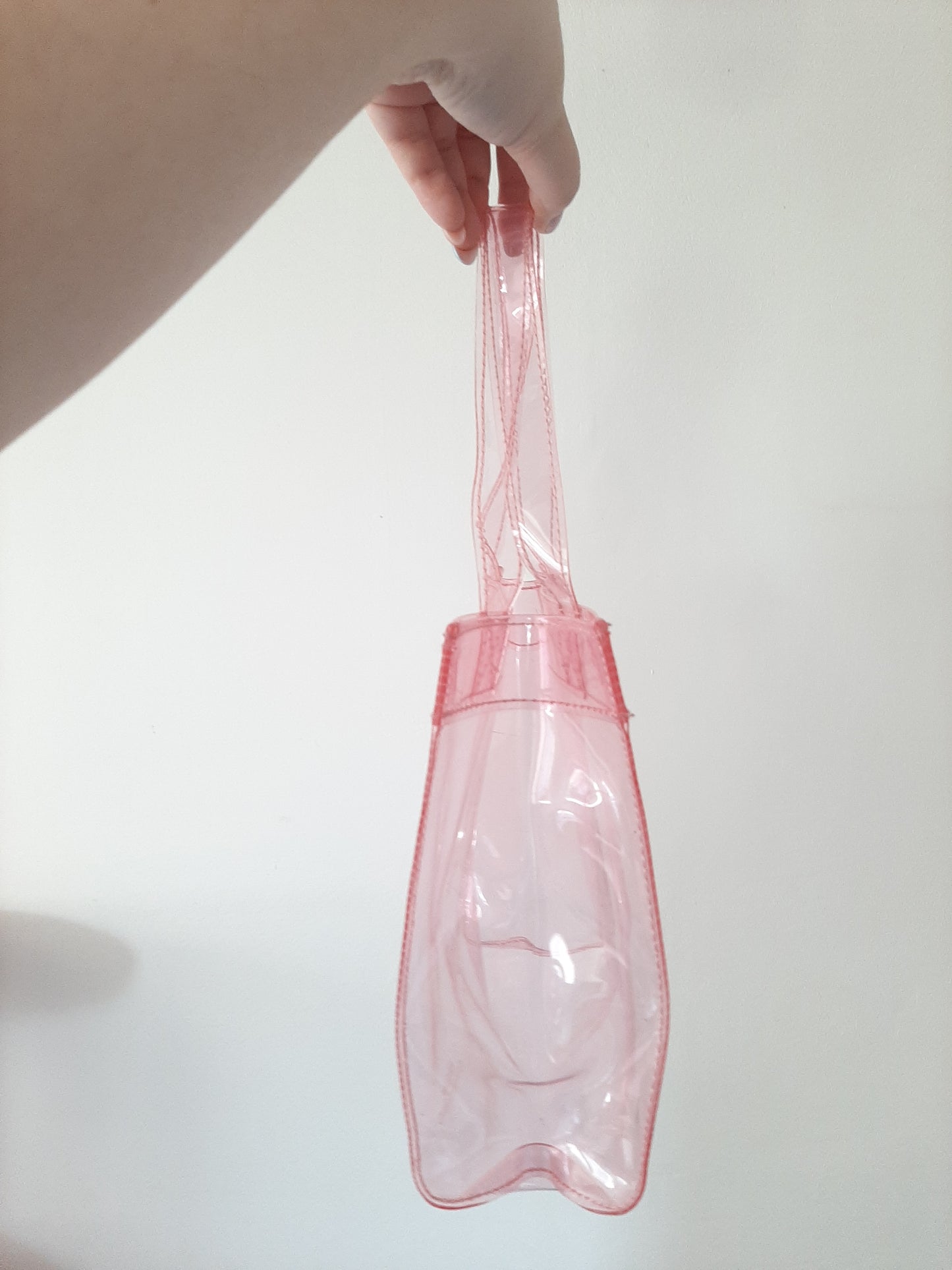 Sac transparent rose